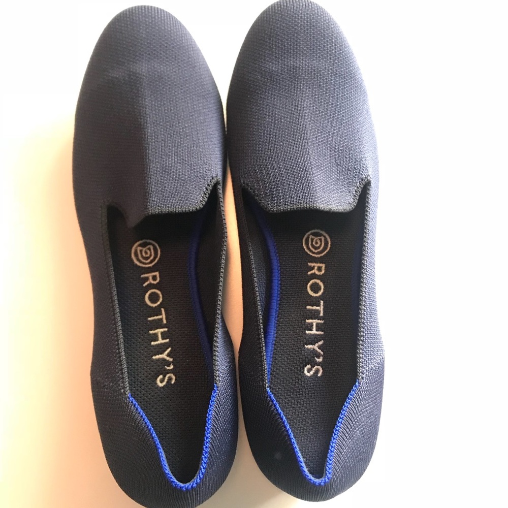 Navy Blue Rothy’s Loafers